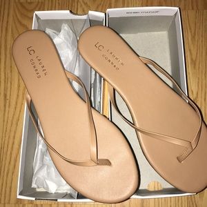 NEW IN 📦 Tan LC Flip Flops-Size 10